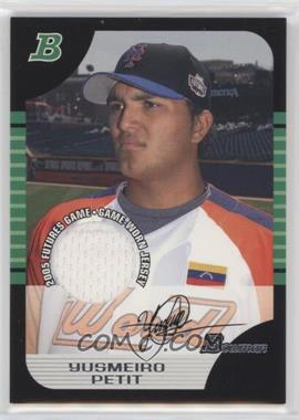 2005 Bowman Draft Picks & Prospects - [Base] - Futures Game Jerseys #BDP130 - Yusmeiro Petit