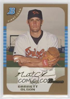 2005 Bowman Draft Picks & Prospects - [Base] - Gold #BDP117 - Garrett Olson