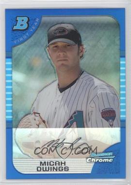 2005 Bowman Draft Picks & Prospects - Chrome - Blue Refractor #BDP108 - Micah Owings /150