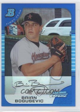 2005 Bowman Draft Picks & Prospects - Chrome - Blue Refractor #BDP113 - Brian Bogusevic /150