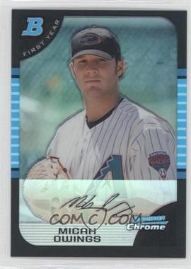 2005 Bowman Draft Picks & Prospects - Chrome - Refractor #BDP108 - Micah Owings