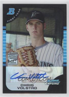 2005 Bowman Draft Picks & Prospects - Chrome - Refractor #BDP176 - Chris Volstad /500