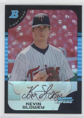 2005 Bowman Draft Picks & Prospects - Chrome - Refractor #BDP68 - Kevin Slowey