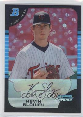 2005 Bowman Draft Picks & Prospects - Chrome - Refractor #BDP68 - Kevin Slowey