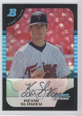 2005 Bowman Draft Picks & Prospects - Chrome - Refractor #BDP68 - Kevin Slowey