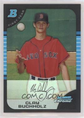 2005 Bowman Draft Picks & Prospects - Chrome - Refractor #BDP81 - Clay Buchholz [EX to NM]