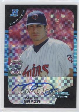 2005 Bowman Draft Picks & Prospects - Chrome - X-Fractor #BDP173 - Matt Garza /250