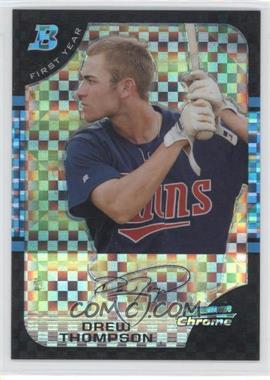 2005 Bowman Draft Picks & Prospects - Chrome - X-Fractor #BDP97 - Drew Thompson /250