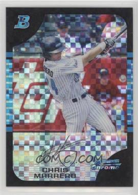 2005 Bowman Draft Picks & Prospects - Chrome AFLAC - X-Fractor #AFL3 - Chris Marrero /250