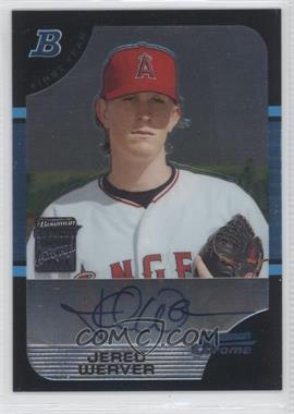 2005 Bowman Draft Picks & Prospects - Chrome #BDP167 - Jered Weaver