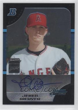 2005 Bowman Draft Picks & Prospects - Chrome #BDP167 - Jered Weaver