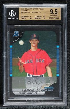 2005 Bowman Draft Picks & Prospects - Chrome #BDP81 - Clay Buchholz [BGS 9.5 GEM MINT]