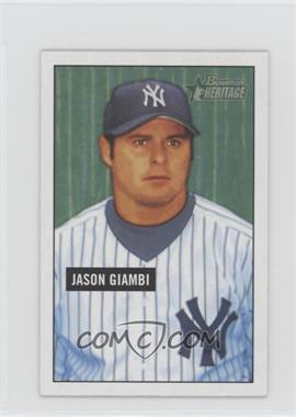 2005 Bowman Heritage - [Base] - Mini #50 - Jason Giambi