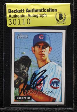 2005 Bowman Heritage - [Base] #102 - Mark Prior [BAS Authentic]