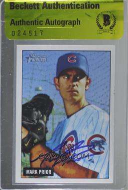2005 Bowman Heritage - [Base] #102 - Mark Prior [BAS Authentic]