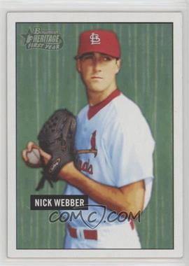 2005 Bowman Heritage - [Base] #294 - Nick Webber