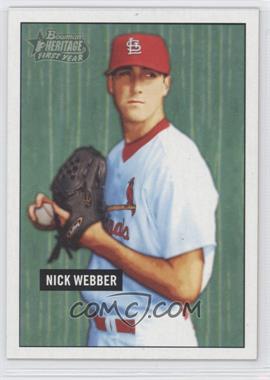 2005 Bowman Heritage - [Base] #294 - Nick Webber