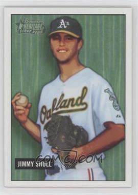 2005 Bowman Heritage - [Base] #326.2 - Jimmy Shull (Green Background)
