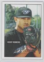 Ricky Romero (Chin hehind Glove)