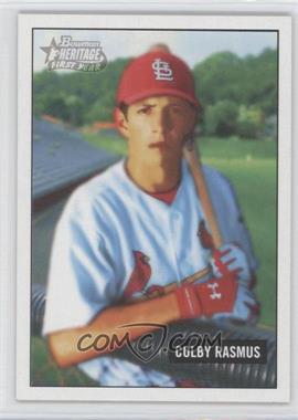 2005 Bowman Heritage - [Base] #339.2 - Colby Rasmus (Arm over Fence)