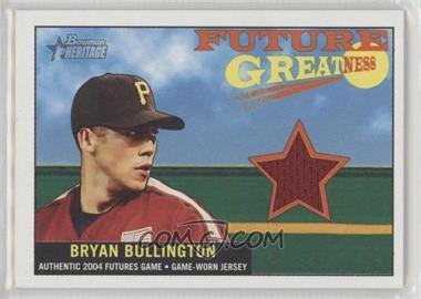 2005 Bowman Heritage - Future Greatness #FG-BB - Bryan Bullington