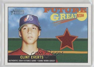 2005 Bowman Heritage - Future Greatness #FG-CE - Clint Everts