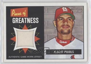 2005 Bowman Heritage - Pieces of Greatness #PG-AP - Albert Pujols