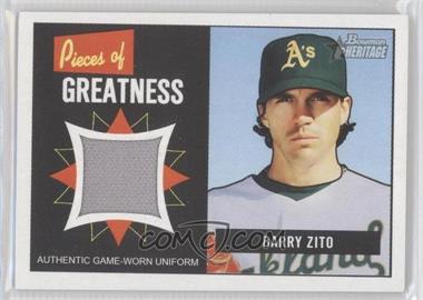 2005 Bowman Heritage - Pieces of Greatness #PG-BZ - Barry Zito