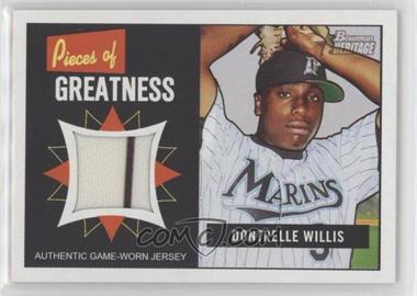 2005 Bowman Heritage - Pieces of Greatness #PG-DW - Dontrelle Willis
