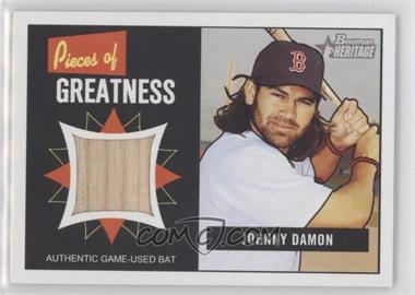 2005 Bowman Heritage - Pieces of Greatness #PG-JD - Johnny Damon