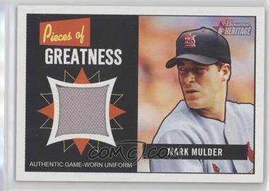 2005 Bowman Heritage - Pieces of Greatness #PG-MM - Mark Mulder