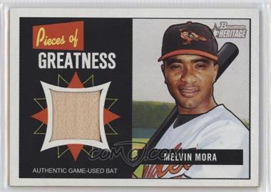 2005 Bowman Heritage - Pieces of Greatness #PG-MMO - Melvin Mora
