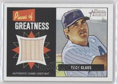 2005 Bowman Heritage - Pieces of Greatness #PG-TG - Troy Glaus
