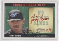 Ricky Romero #/51