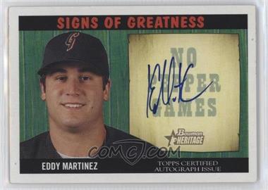 2005 Bowman Heritage - Signs of Greatness #SG-EM - Eddy Martinez