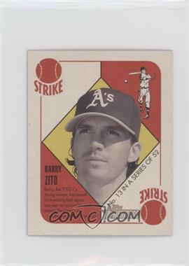 2005 Bowman Heritage - Topps Heritage Blue Backs #13 - Barry Zito