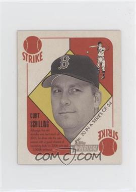 2005 Bowman Heritage - Topps Heritage Red Backs #20 - Curt Schilling