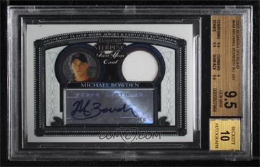 2005 Bowman Sterling - [Base] #BS-MB - Michael Bowden [BGS 9.5 GEM MINT]