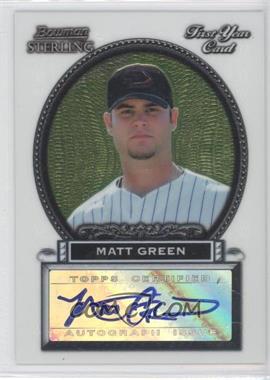 2005 Bowman Sterling - [Base] #BS-MG - Matt Green