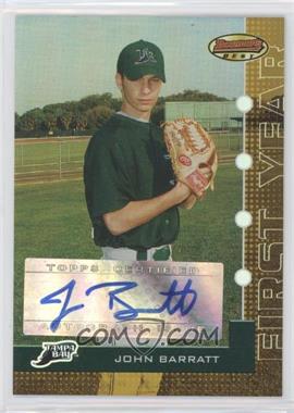 2005 Bowman's Best - [Base] - Gold #137 - John Barratt /25