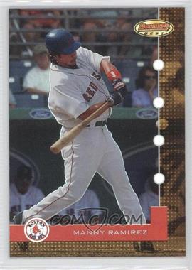 2005 Bowman's Best - [Base] - Gold #3 - Manny Ramirez /25