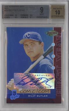 2005 Bowman's Best - [Base] - Red #103 - Billy Butler /199 [BGS 9 MINT]