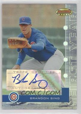 2005 Bowman's Best - [Base] - Silver #131 - Brandon Sing /99