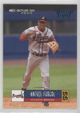 2005 Donruss - [Base] - Blue Press Proof #102 - Rafael Furcal /100