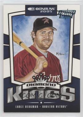 2005 Donruss - [Base] - Blue Press Proof #11 - Diamond Kings - Lance Berkman /100