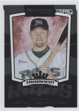 2005 Donruss - [Base] - Career Stat Line #22 - Diamond Kings - Aubrey Huff /98