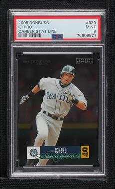 2005 Donruss - [Base] - Career Stat Line #330 - Ichiro Suzuki /339 [PSA 9 MINT]