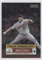 Team Checklist - Roger Clemens #/162