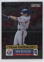 Team Checklist - Brad Wilkerson #/162