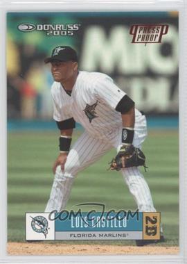 2005 Donruss - [Base] - Red Press Proof #196 - Luis Castillo /200